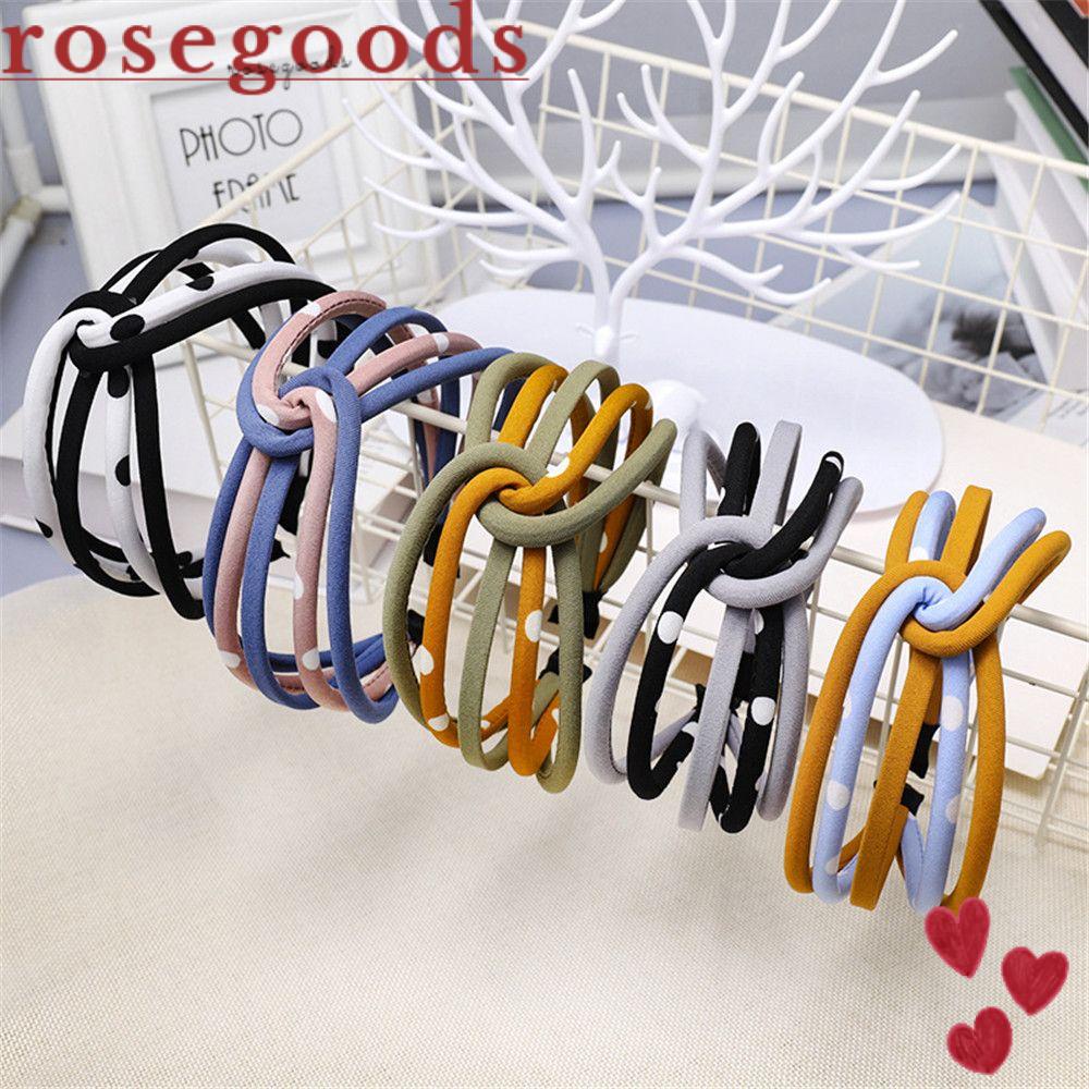 Băng Đô Cài Tóc Họa Tiết Chấm Bi Nhiều Màu Sắc Phong Cách Hàn Quốc