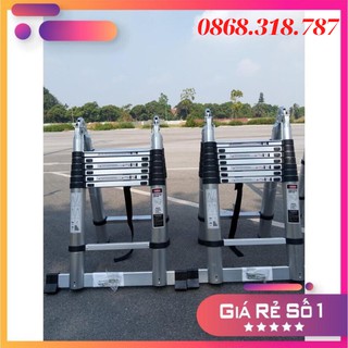 THANG NHÔM RÚT ĐÔI 6.4M - BH 24 THÁNG