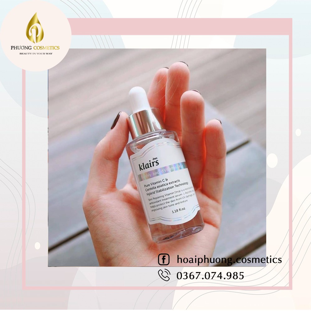 [𝐂𝐇𝐔𝐀̂̉𝐍 𝐀𝐔𝐓𝐇]✔️ Serum Vitamin C tươi (Freshly Juiced Vitamin Drop) Dear Klairs⚡𝗙𝗥𝗘𝗘𝗦𝗛𝗜𝗣⚡ Sáng da, mờ thâm