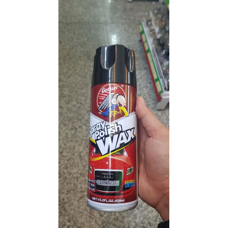 bóng nước sơn ôtô 450ml getsun cao cấp