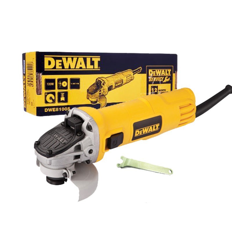 Máy mài góc 100mm 720W Dewalt - USA DWE8100S Chính hãng (Công Tắc Trượt) - bảo hành điện tử 36 tháng