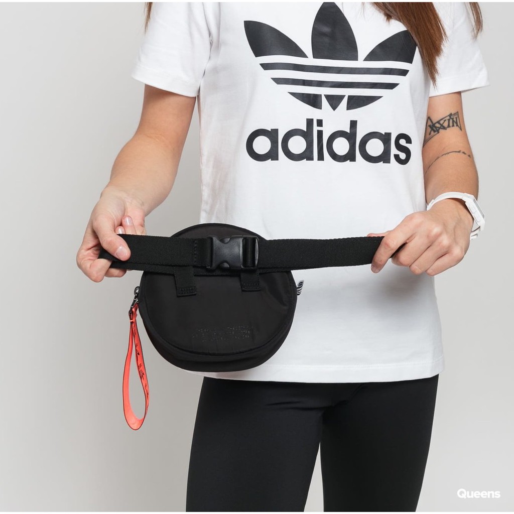 Túi Tròn đeo chéo kết hợp đeo hông thời trang ROUND WAISTBAG BLACK