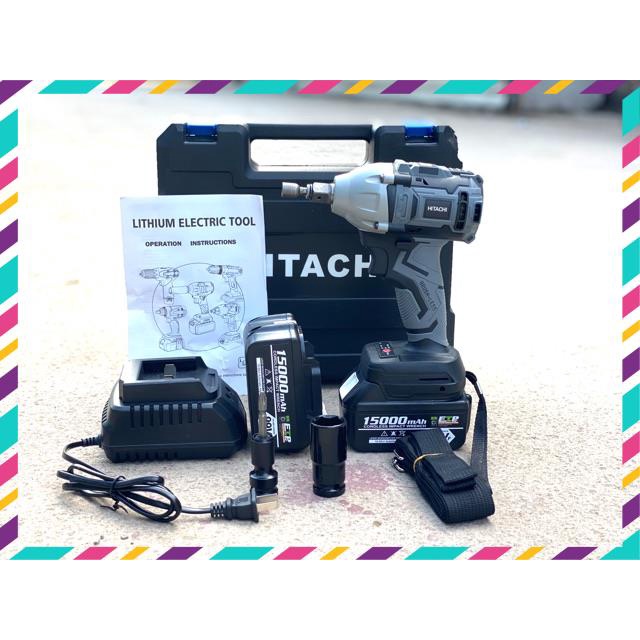 Máy xiết bu lông không than hitachi 199v  . .