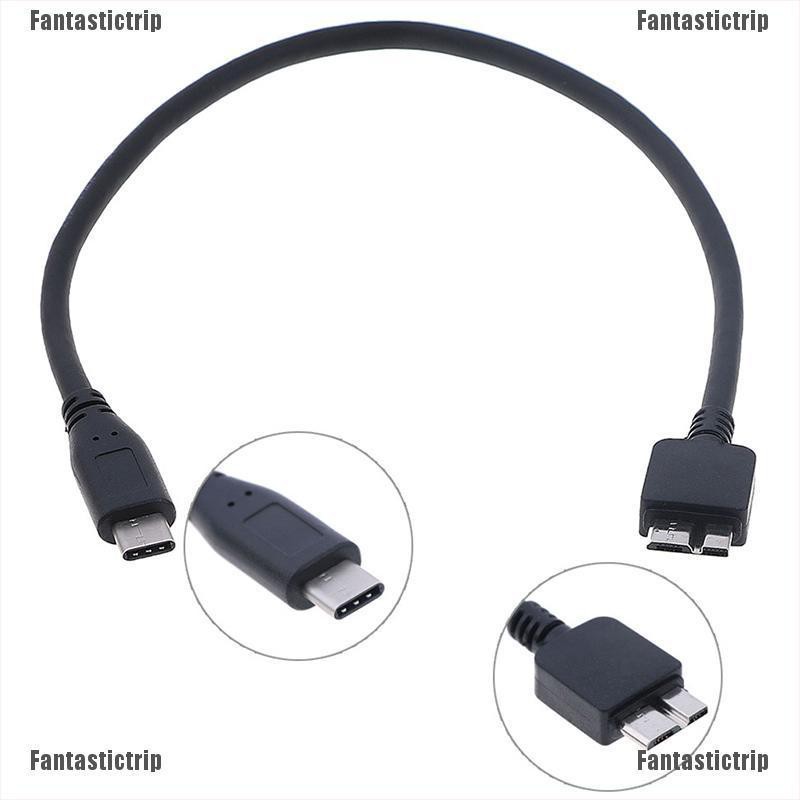 Dây Cáp Chuyển Đổi Dữ Liệu Đầu Usb Type C Sang Micro-B Dài 30cm