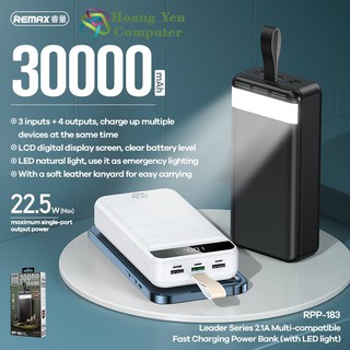 Sạc dự phòng Remax RPP-183 30000mAh