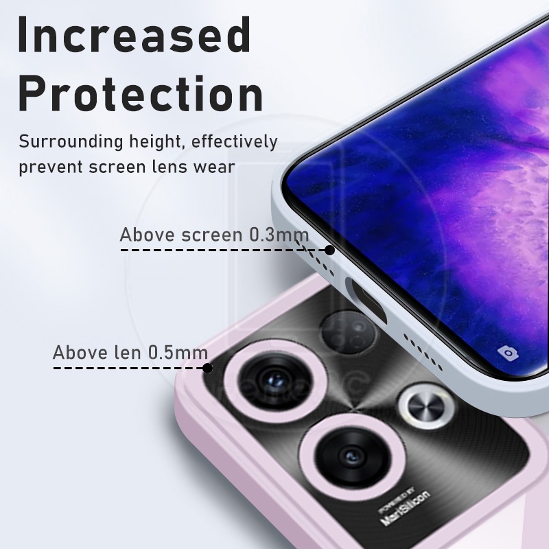 Ốp điện thoại Kính Cường Lực Cho OPPO Reno 8 Reno8 Pro 5G