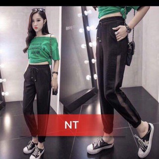 Quần sạn phối lưới hông cá tính