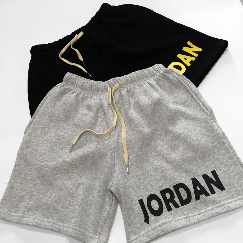 Quần short nỉ cotton NBA Jordan, quần nam nữ unisex , Zoeclothing