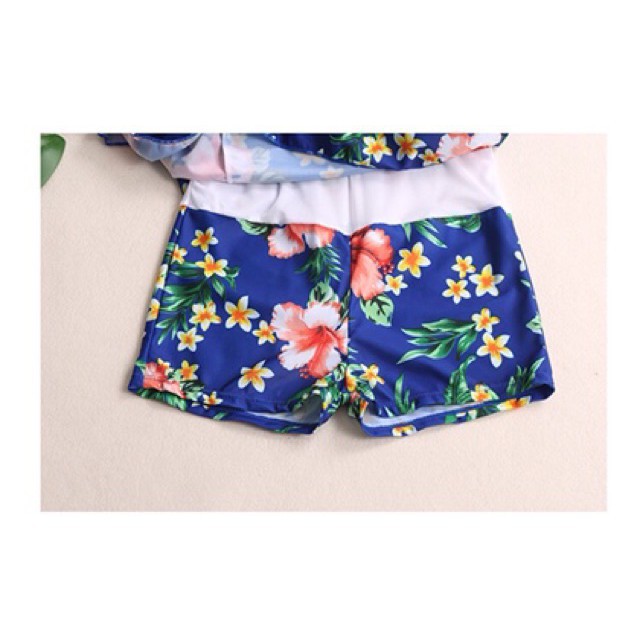 Bikini big size giấu bụng một mảnh họa tiết hoa HXK | BigBuy360 - bigbuy360.vn