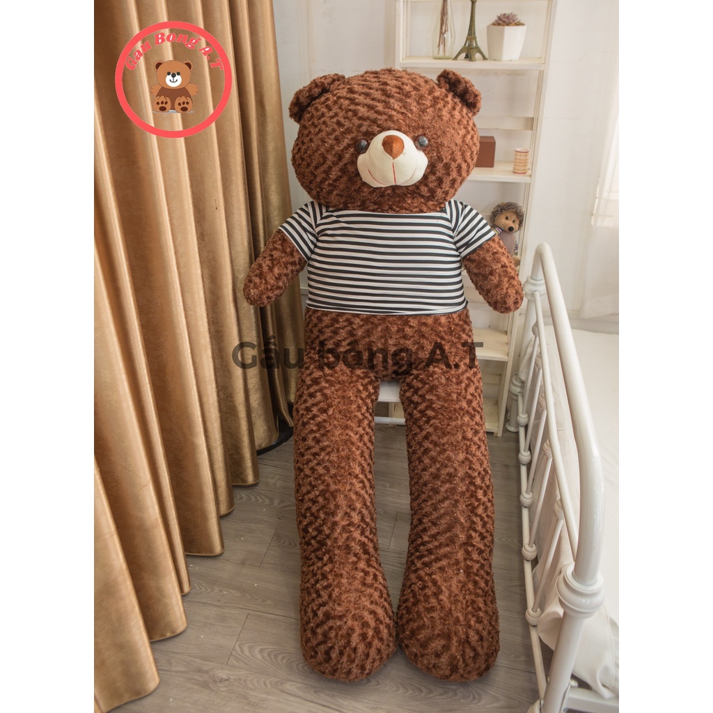 [HOT] Gấu Bông Teddy - Thú Nhồi Bông Teddy Siêu To Màu Nâu Khói _ size 90cm-1m8 _ AT001