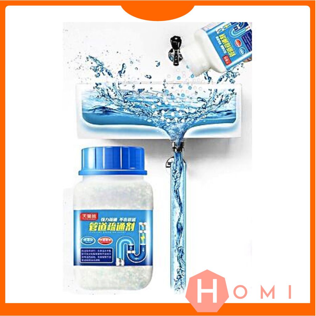 Bột thông cống Toilet, Chậu rửa mặt, Bồn rửa bát – Xử lý tắc nghẽn đường ống, bồn cầu cực mạnh, Khử mùi hôi - Dhomi