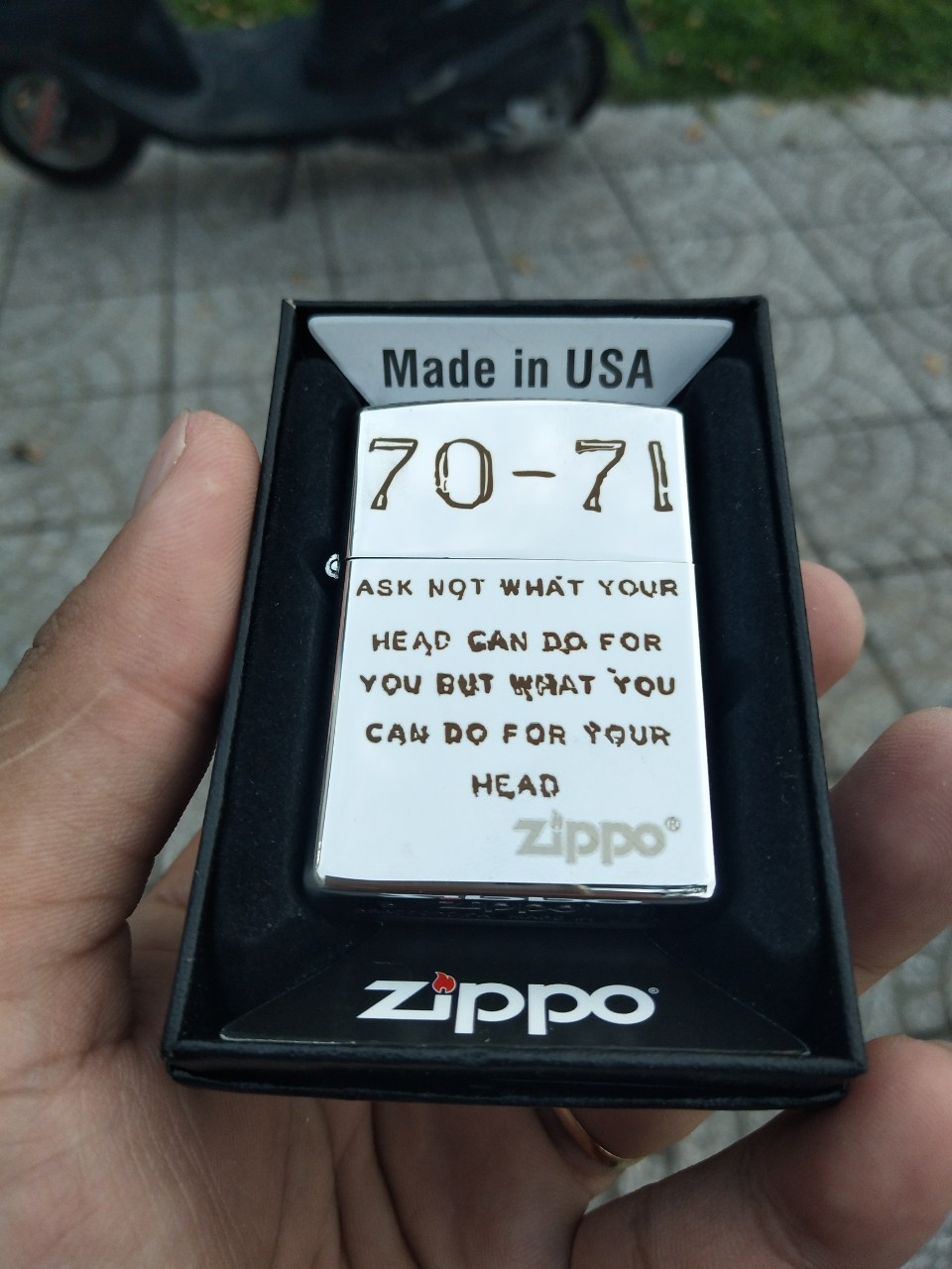 Vỏ Zippo USA Chủ Đề Việt Nam War 1970-1971