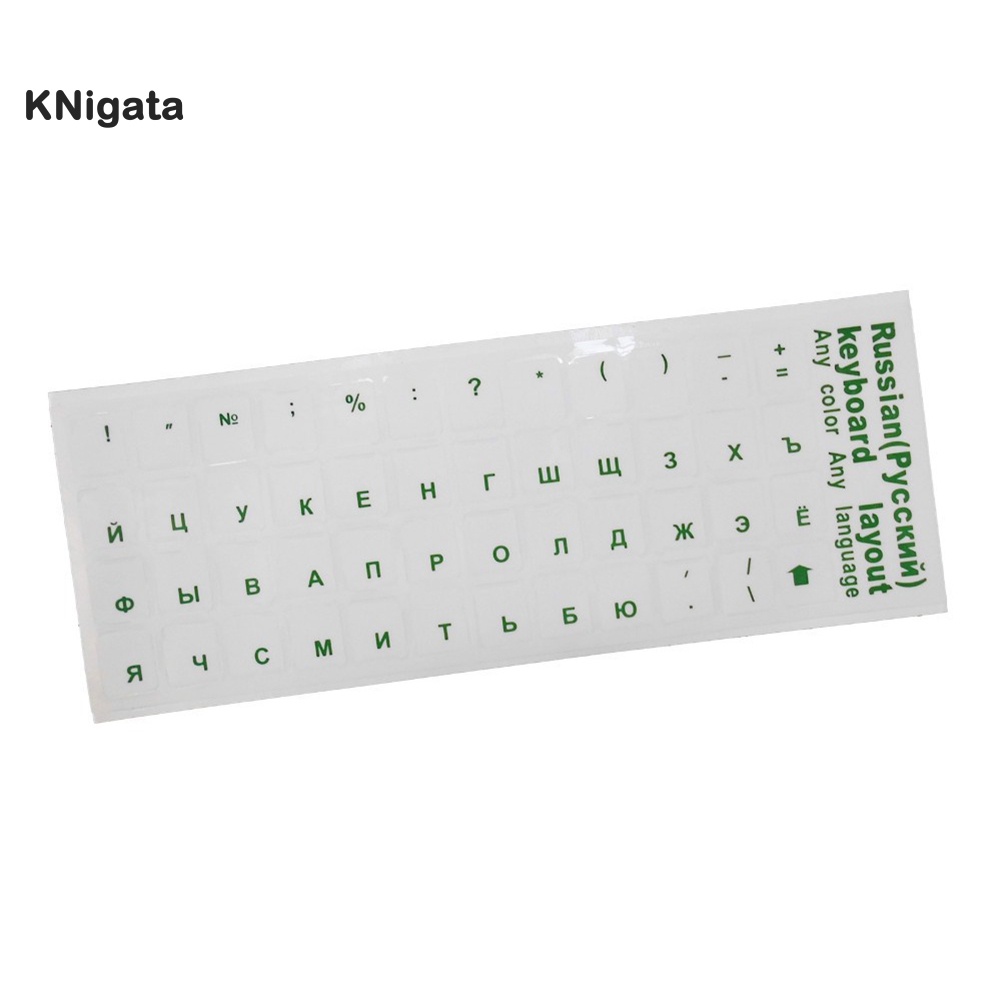 Miếng dán bàn phím thay thế chữ tiếng Nga cho PC Laptop