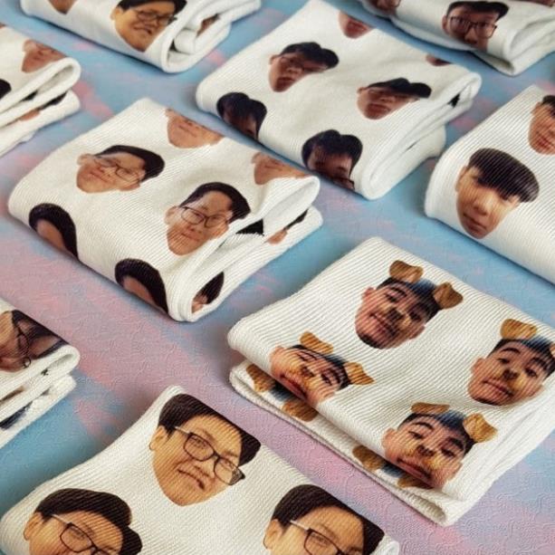 Tất vớ dệt kim in theo yêu cầu, hình đẹp, logo sắc nét, bền màu hàng thể thao