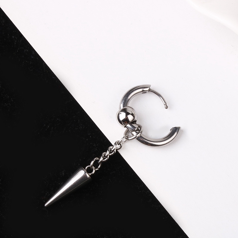 Khuyên Tai Tua Rua Hình Học Phong Cách Hiphop