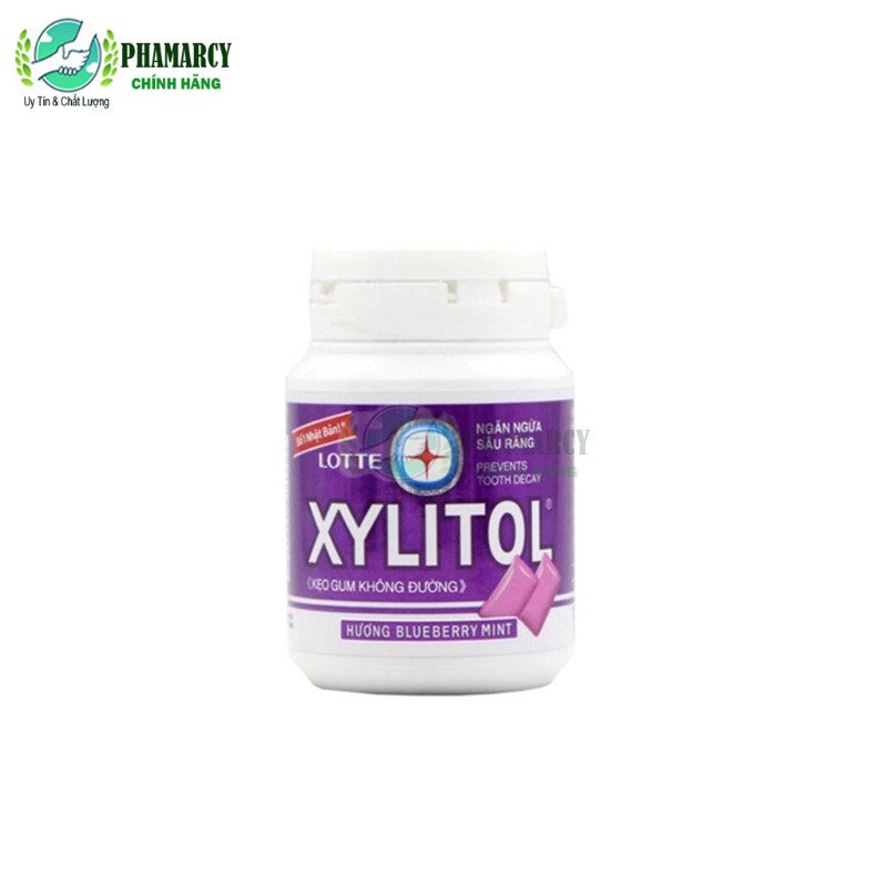 Kẹo gum không đường giúp trắng răng thơm miệng  XYLITOL Nhật Bản