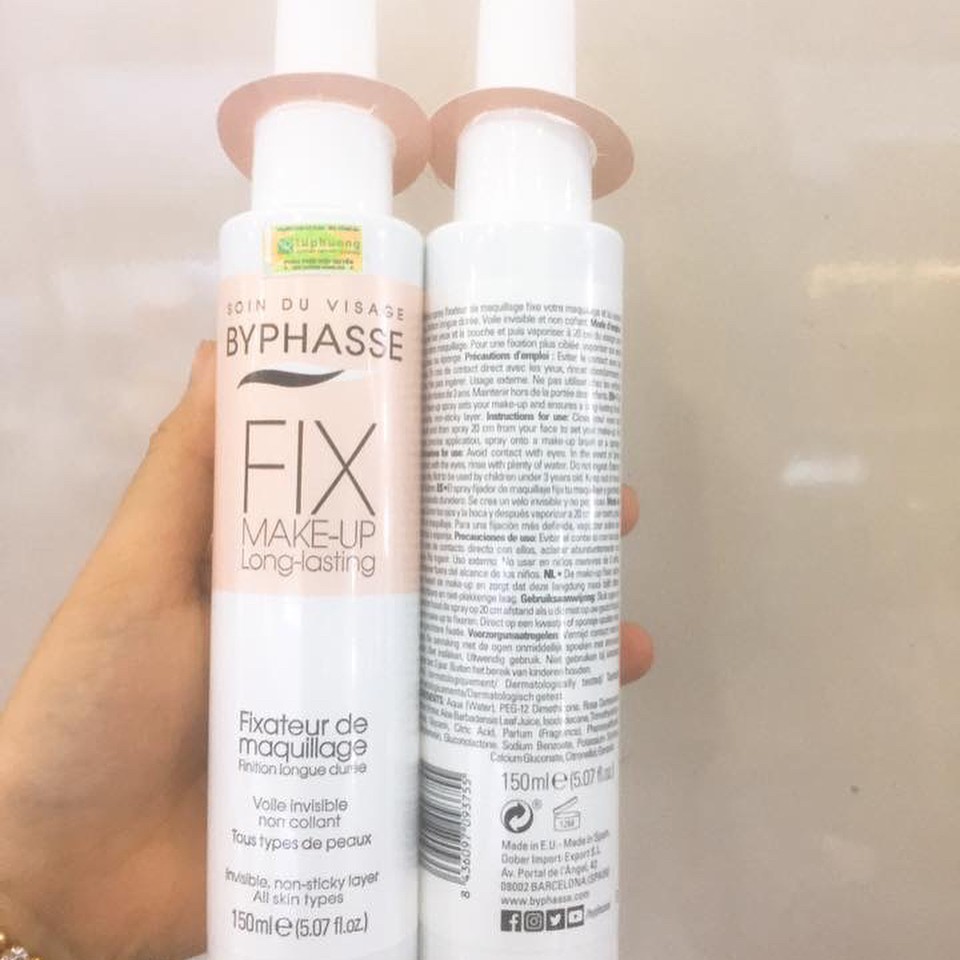 XỊT KHÓA NỀN BYPHASSE FIX MAKE UP LONG LASTING 150ML | BigBuy360 - bigbuy360.vn