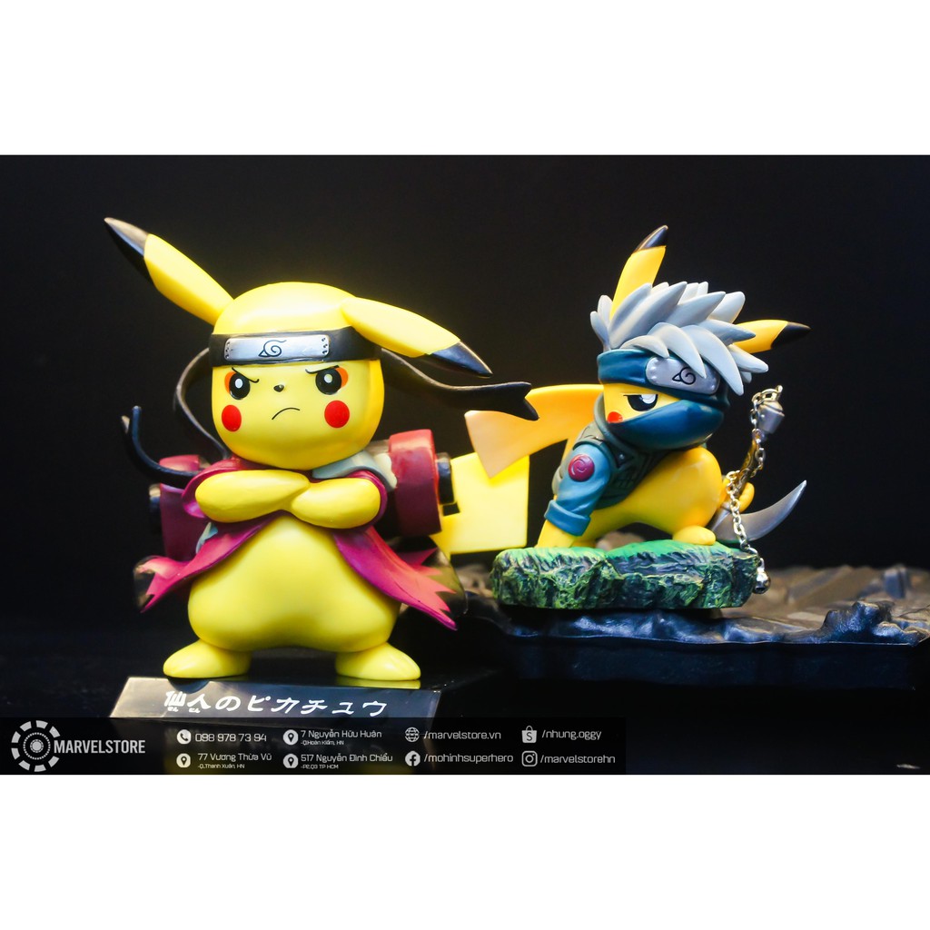 mô hình pikachu mix naruto