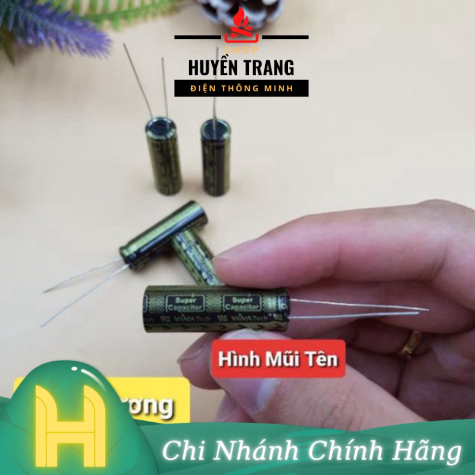 Siêu Tụ 2.7V 10F 11mAh 10F 2.7V chế lưu điện hàn cell mini HuyenTrangShop