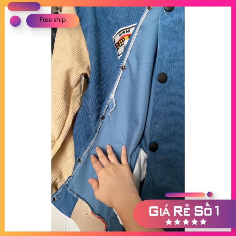 ÁO KHOÁC NHUNG NỮ BOMBER CẦU VỒNG THIẾT KẾ CỰC ĐẸP THỜI TRANG KIM GIA