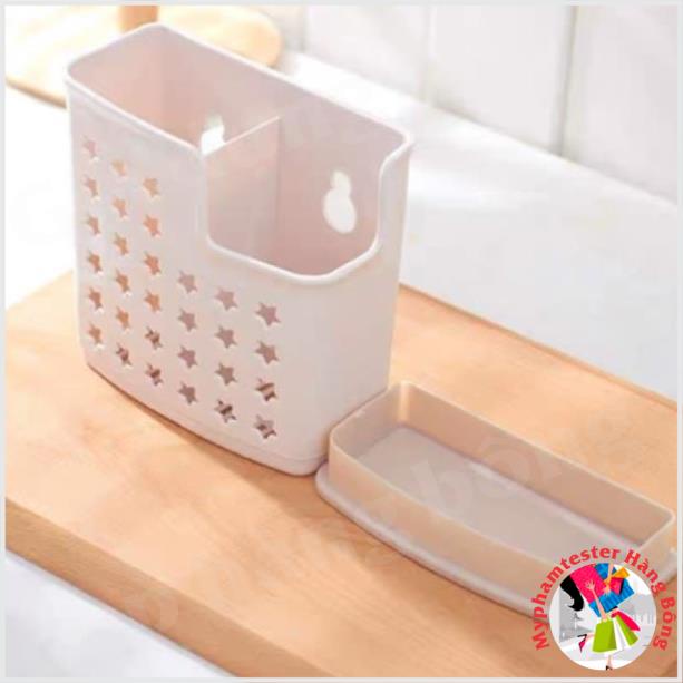 Ống đũa nhựa 3 ngăn dính tường siêu chắc 9937