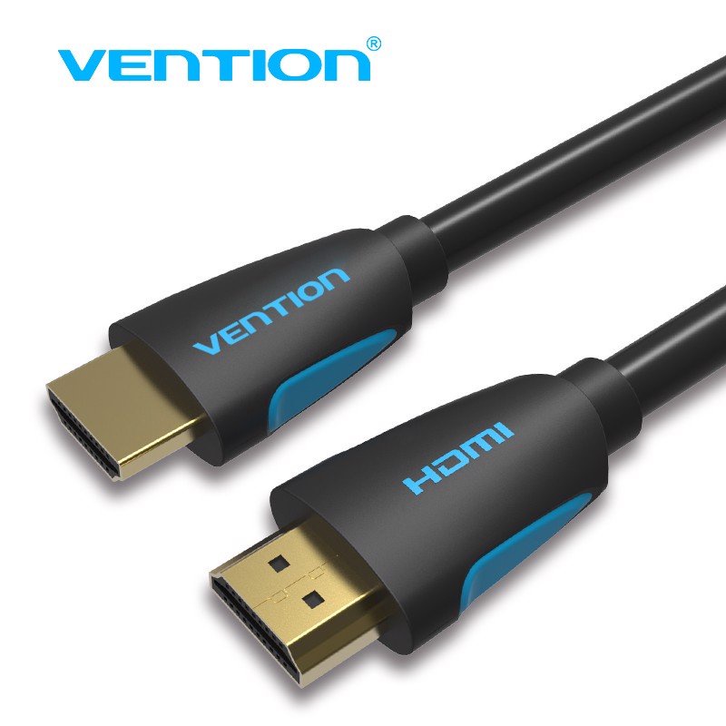Cáp HDMI Vention dài 3m 5m kết nối tín hiệu máy tính, laptop đầu box ra màn hình tivi, máy chiếu - KLH