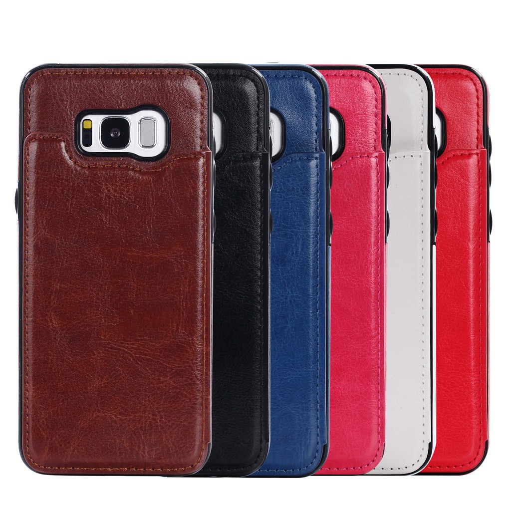 Ốp lưng da thời trang có ngăn đựng thẻ cho Samsung Galaxy S7 S7 Edge | BigBuy360 - bigbuy360.vn