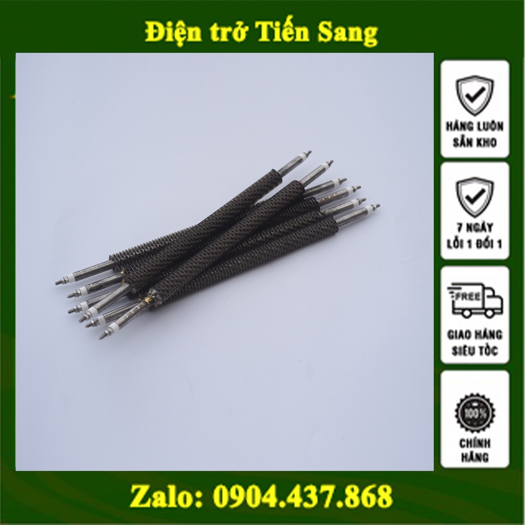 Điện Trở Sấy Khô Thẳng Chữ i Thanh Nhiệt Cánh Tản Đốt Nóng điện áp 220v 380v