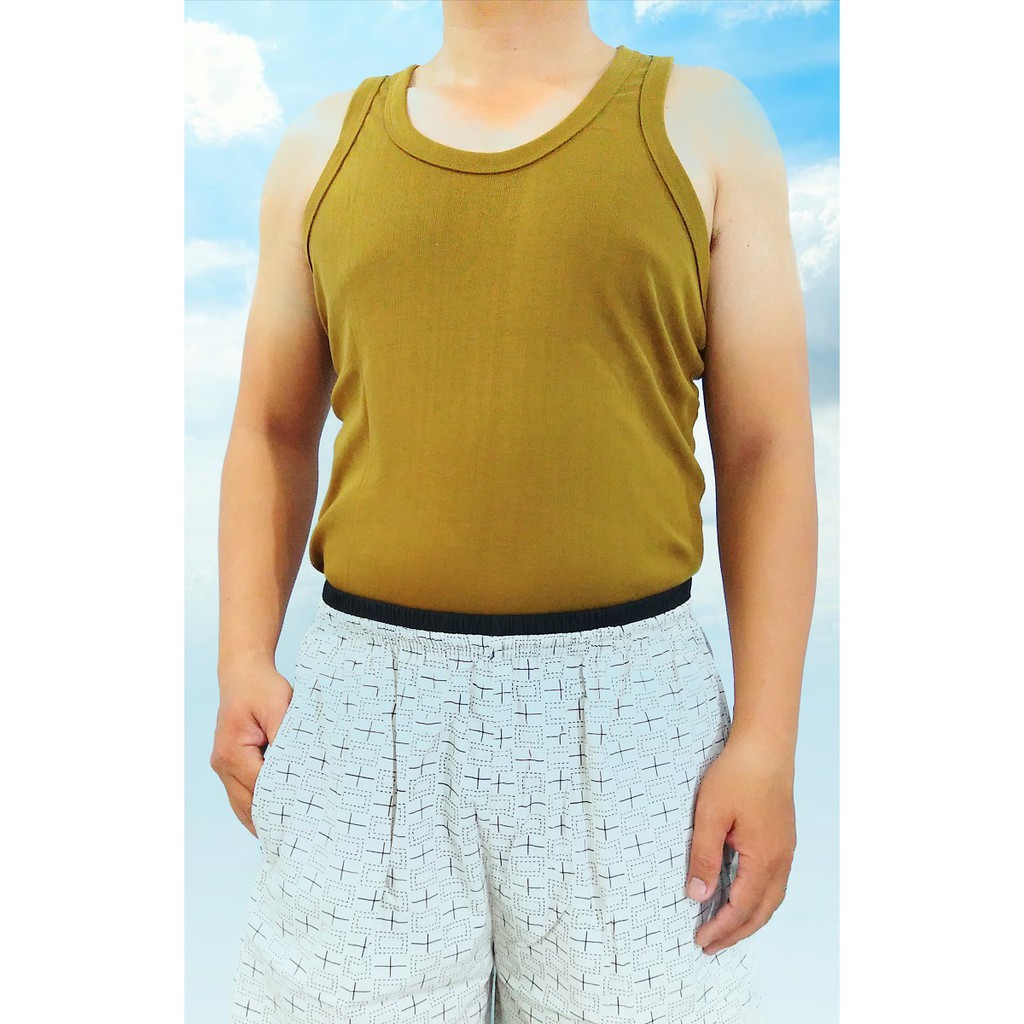 Combo Áo thun nam, Áo ba lỗ, áo màu, ôm body, 100% cotton, co giãn 4 chiều, rất mát,  - Hàng VN (ẢNH THẬT)