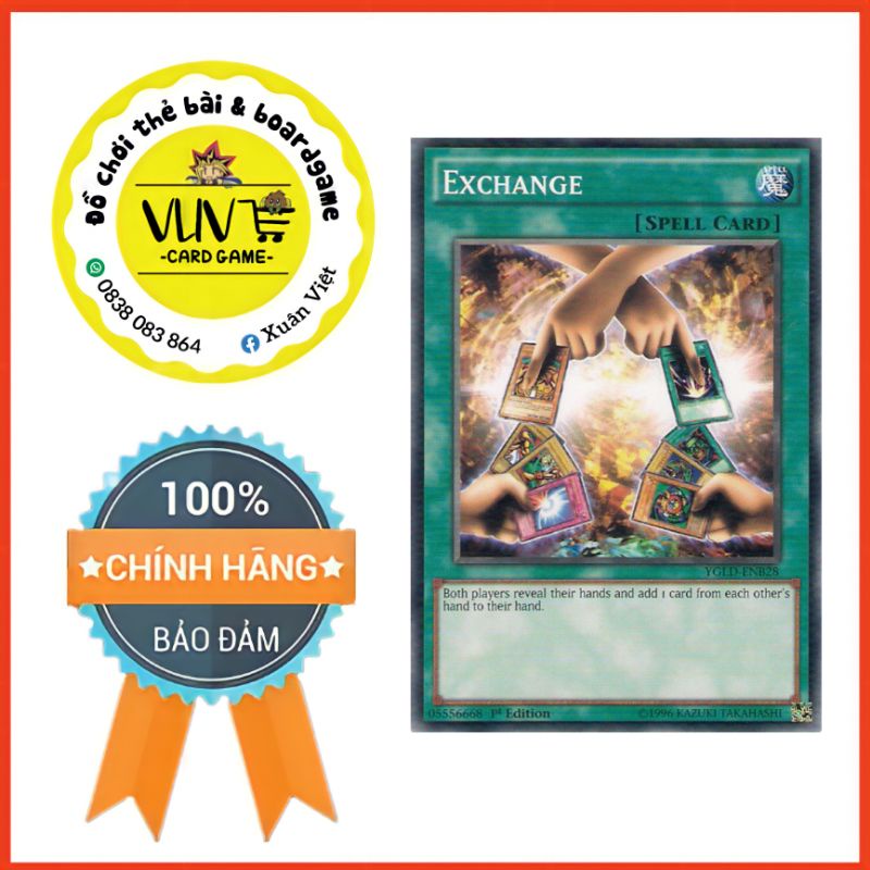 [FREESHIP] thẻ bài yugioh EXCHANGE