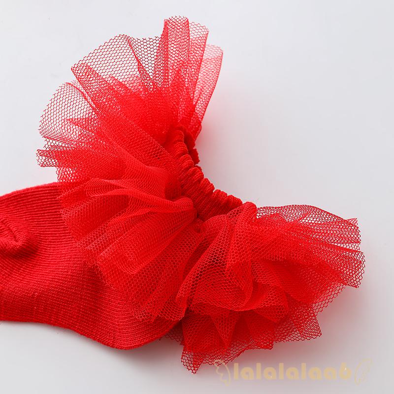 Vớ Cotton Ren Nhiều Màu Sắc Dành Cho Bé Gái La6