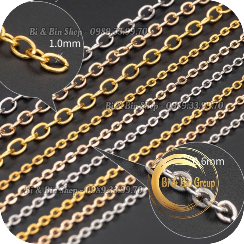 4m Dây Xích O Làm Phụ Kiện Trang Sức Handmade