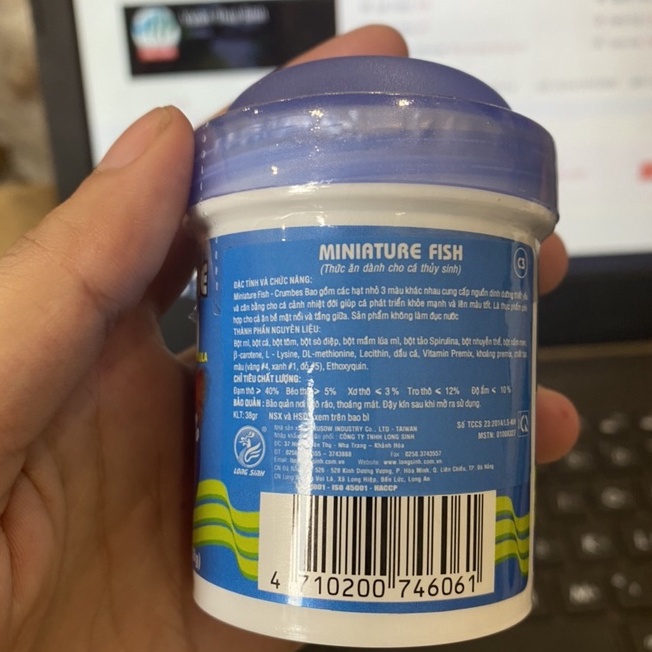 MINIATURE FISH - Thức ăn cao cấp dành cho cá thủy sinh