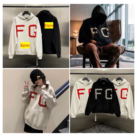 Áo Khoác Hoodie Cặp Đôi Nam Nữ In FG Kèm Cúc Bấm Cổ Thời Trang 777hoodie189