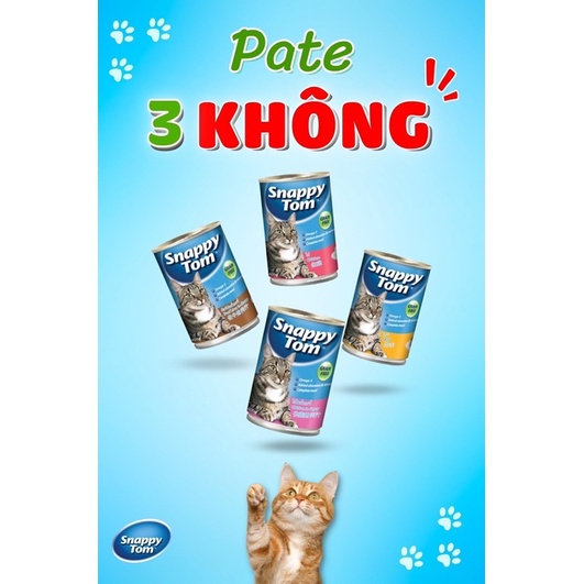 Pate cho mèo Snappy Tom cho mèo mọi lứa tuổi