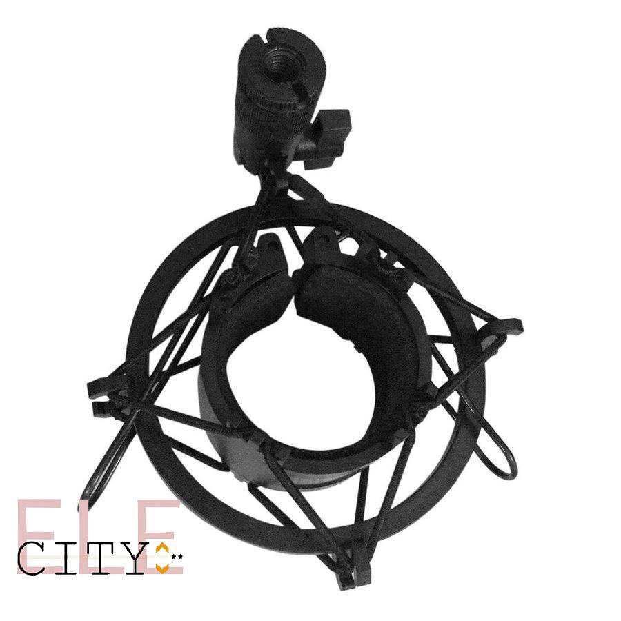 111ele} Universal Mic Microphone Shock Mount Clip Holder Studio Sound Recording