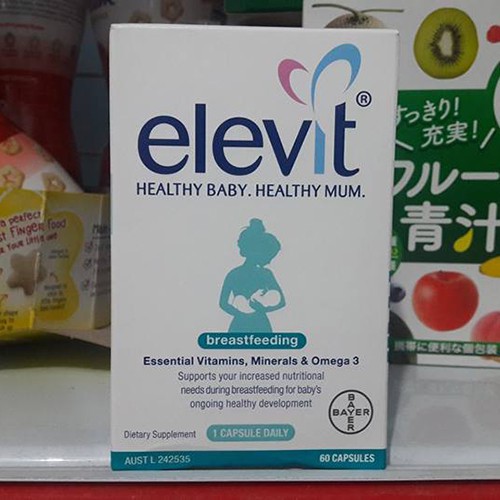 Vitamin Elevit Bú Sau Sinh - Elevit Breastfeeding 60 viên