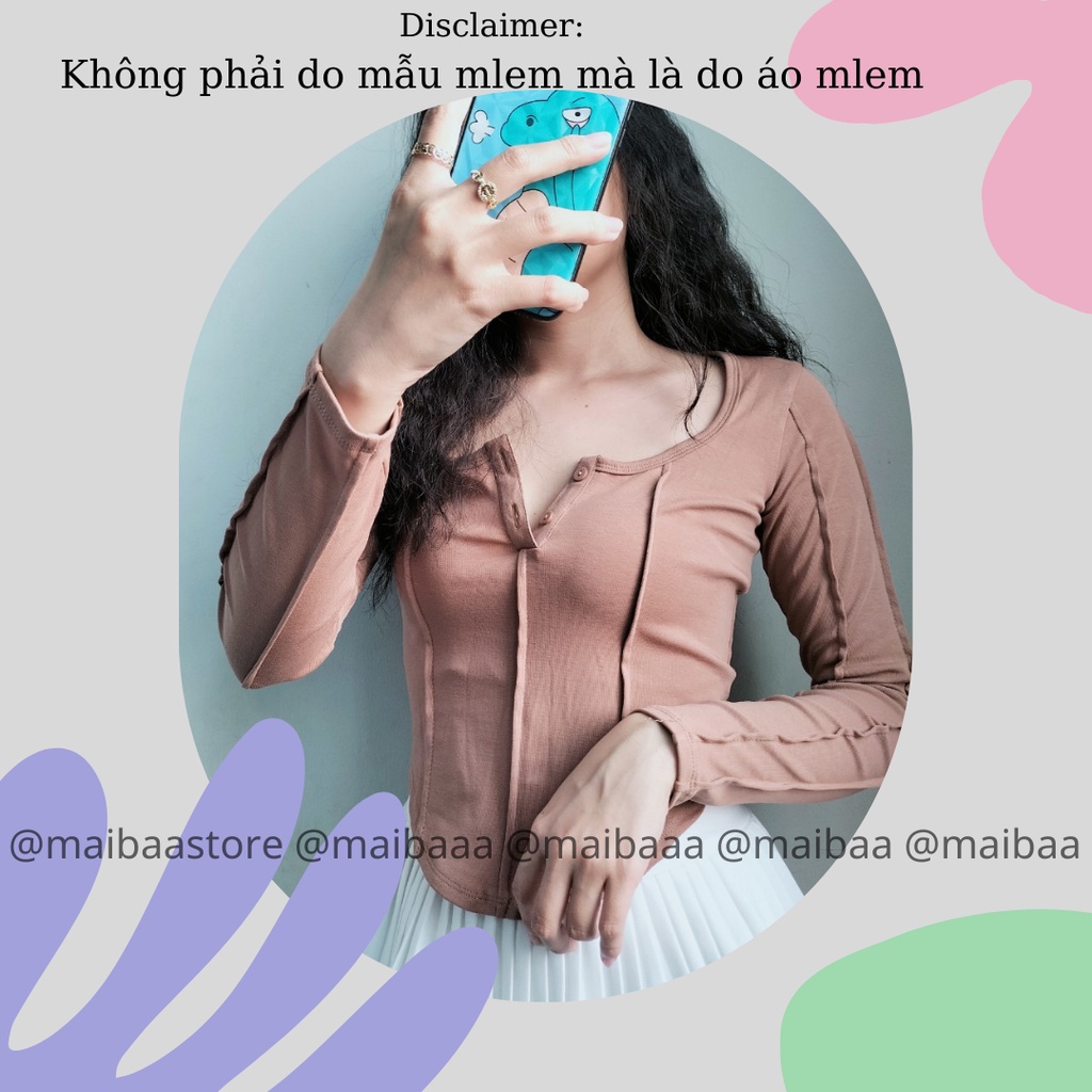 Áo Vạt Bầu Kiểu - Siêu Mlem Sexy Cho Các Bạn Nữ - maibaastore