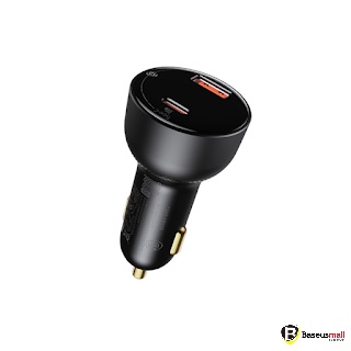 Baseus -BaseusMall VN Tẩu sạc công suất cao 100W Superme Digital Display PPS Dual Quick Charger Car Charger