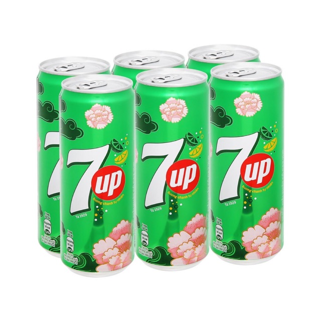 Nước ngọt 7 up (lốc 6 lon)