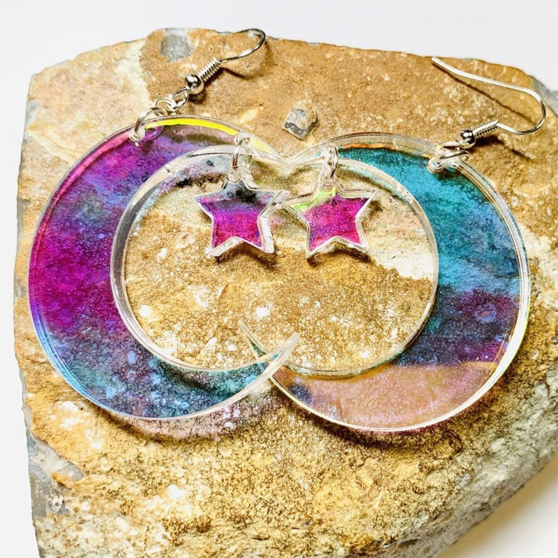 Khuôn Làm Trang Sức Bằng Nhựa Resin Pha Lê UV DIY