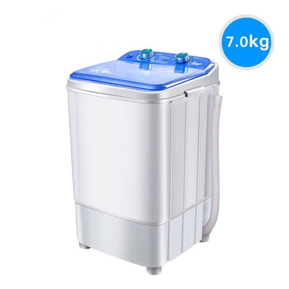 Máy giặt mini công suất lớn 7kg Duckling, thùng đơn gia đình nhỏ và thùng đơn, rửa giải kép bán tự động miễn phí vận chu