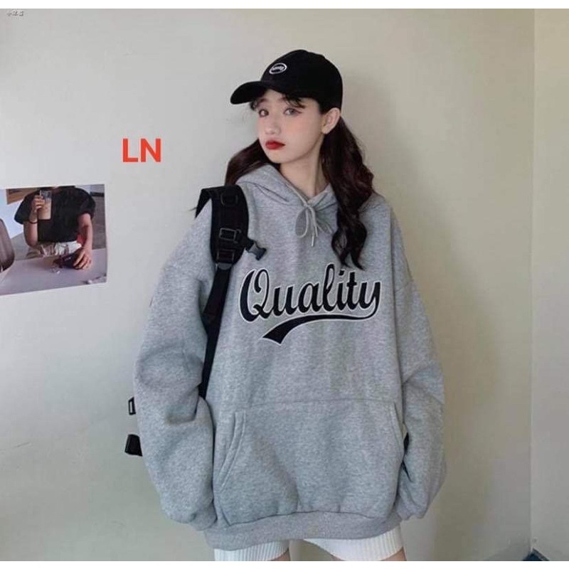 Áo hoodie Quality, Áo nỉ from rộng tay phồng, thiết kế thời trang, mặc ấp áp không bị xù - FANI