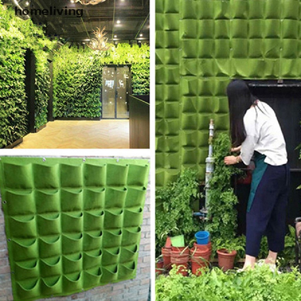 Túi Đựng Chậu Hoa Treo Tường Dạng Đứng Tiện Lợi Dành Cho Vườn Nhà