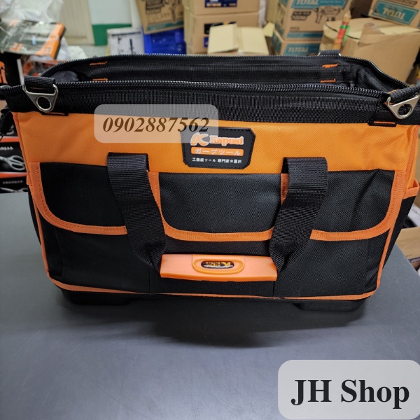 túi đựng dụng cụ kapusi japan 17inch hàng chính hãng dày dặn, đế nhựa