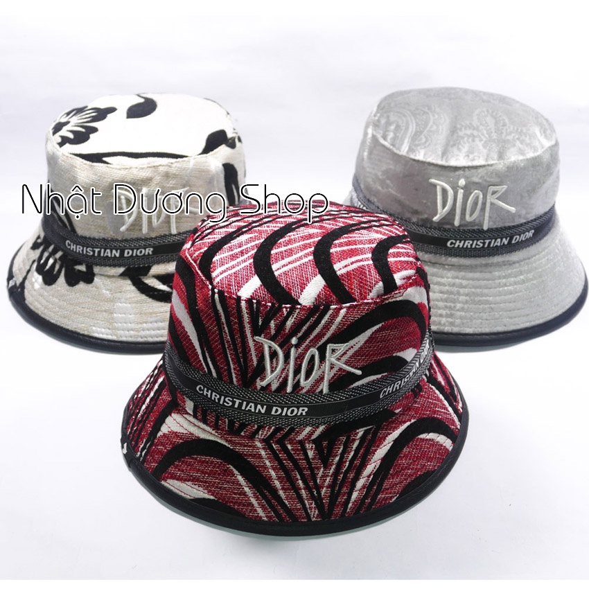 Mũ Bucket Thời Trang Cao Cấp, Họa Tiết Bắt Mắt, Màu Sắc Thời Thượng, Chất Vải Dày Dặn, Sang chảnh