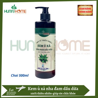 Mã BMBAU50 giảm 50K đơn 150K Kem ủ xả tóc Nha Đam Huna s Home 500 ml