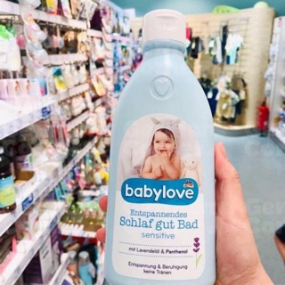 Sữa tắm thư giản giấc ngủ ngon BABYLOVE chai 500ml chính hãng Đức