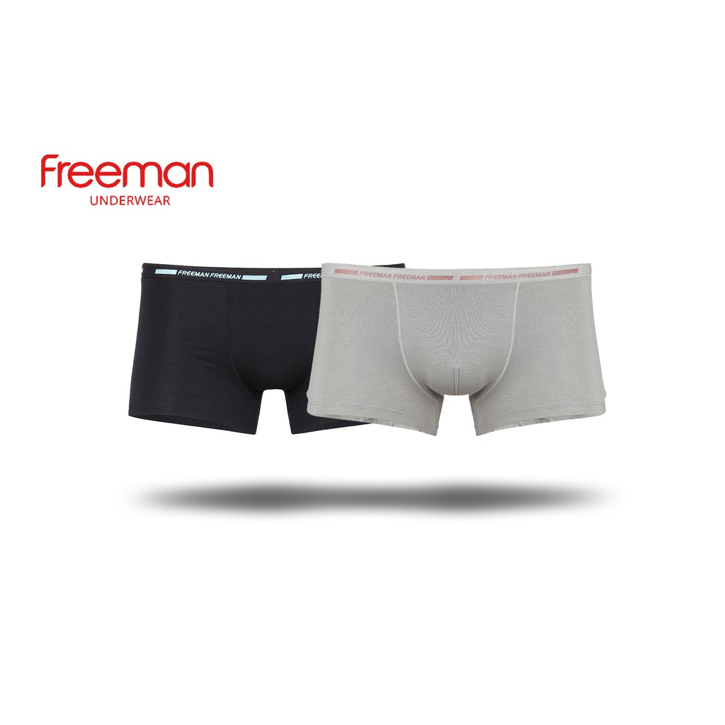 Quần lót boxer viscose hiệu FREEMAN [Combo 2] 6517