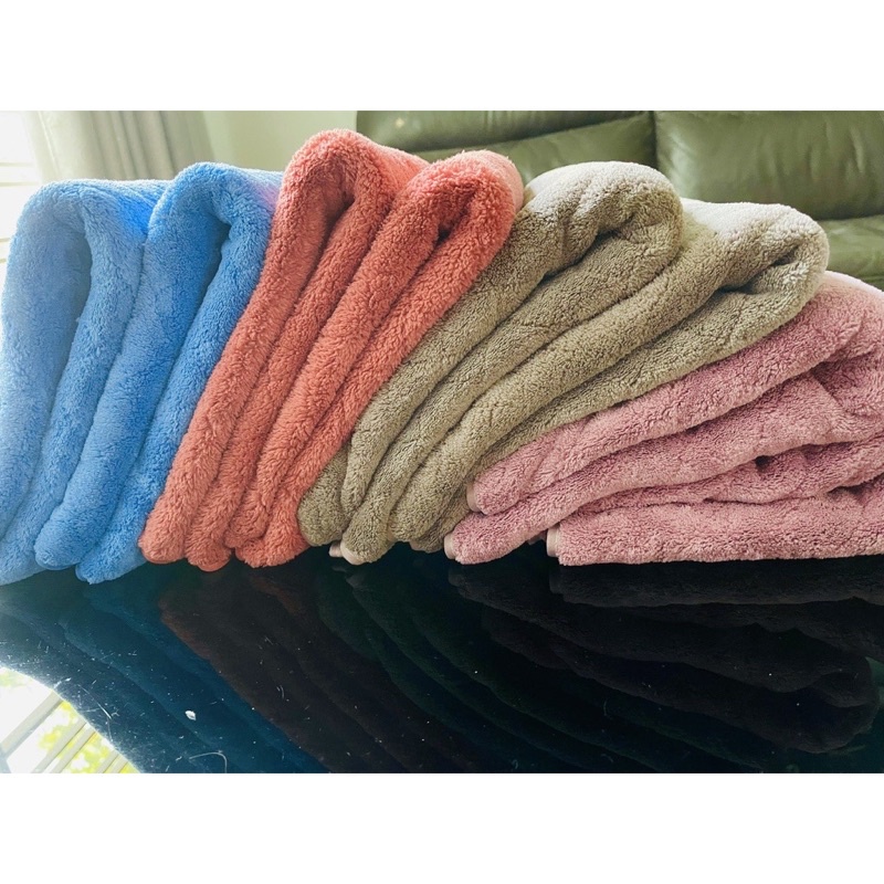 Khăn Tắm lông cừu siêu mềm 50x100cm (ảnh thật)